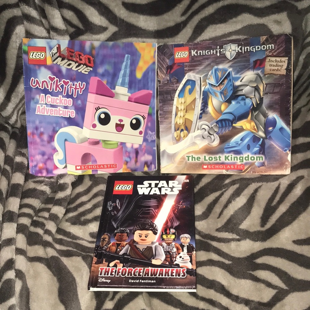 Bundle of 3 LEGO books 📚 scholastic/ Disney